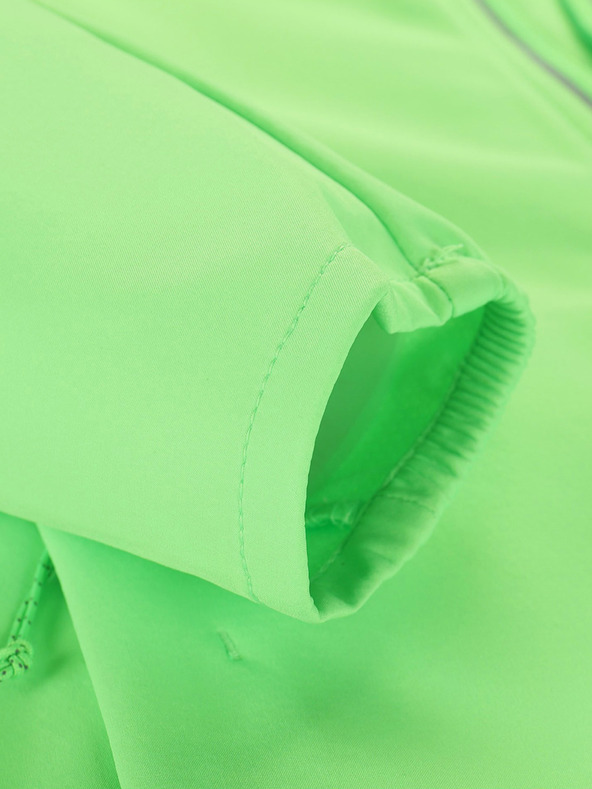 ALPINE PRO Detská softshellová bunda s membránou ALPINE PRO MULTO zelená