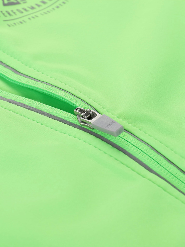 ALPINE PRO Detská softshellová bunda s membránou ALPINE PRO MULTO zelená