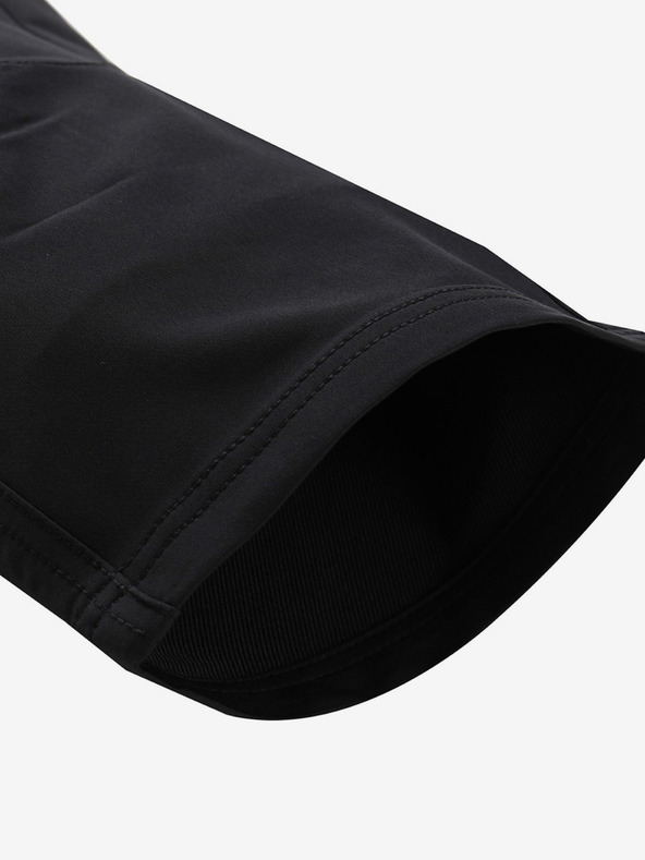 ALPINE PRO Pánske softshellové capri ALPINE PRO WEDER čierne