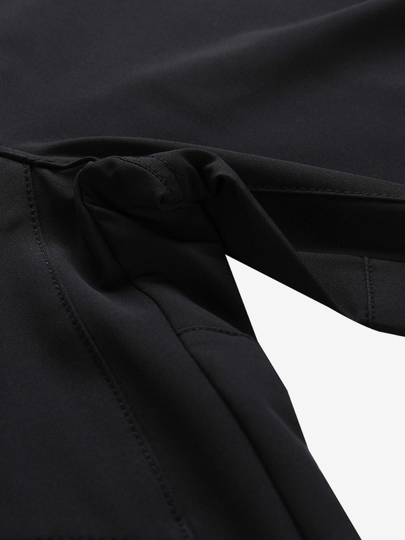 ALPINE PRO Pánske softshellové capri ALPINE PRO WEDER čierne