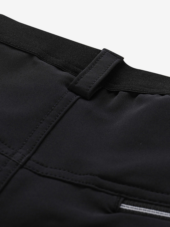 ALPINE PRO Pánske softshellové capri ALPINE PRO WEDER čierne