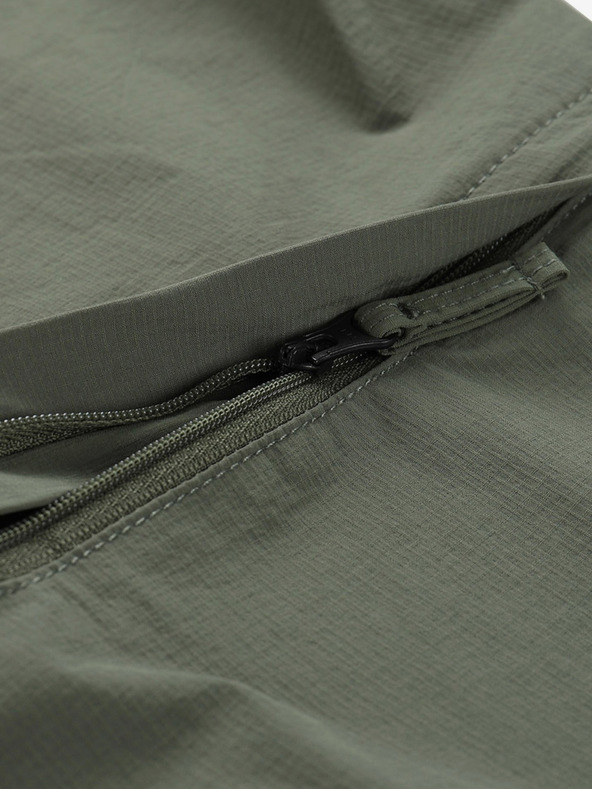 ALPINE PRO Pánske nohavice s nepremokavou membránou ALPINE PRO NESC zelené