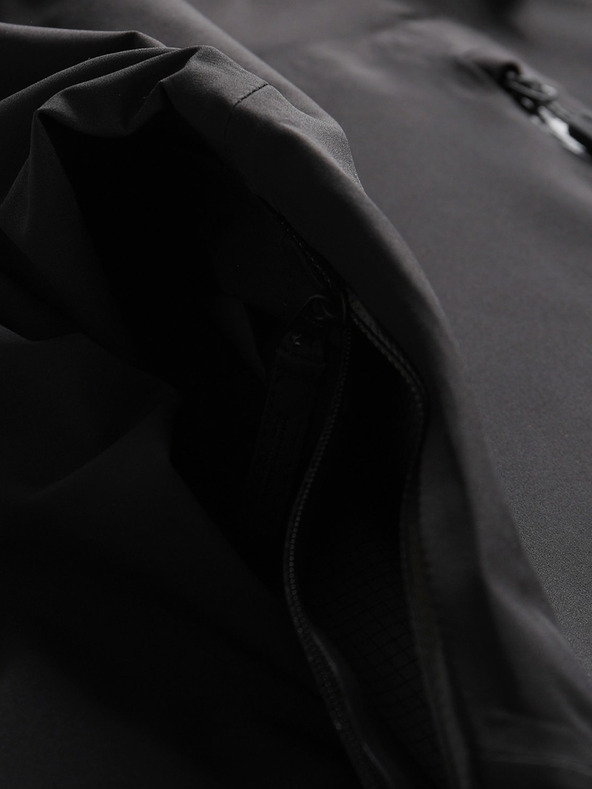 ALPINE PRO Pánska bunda s membránou ptx ALPINE PRO CORT čierna