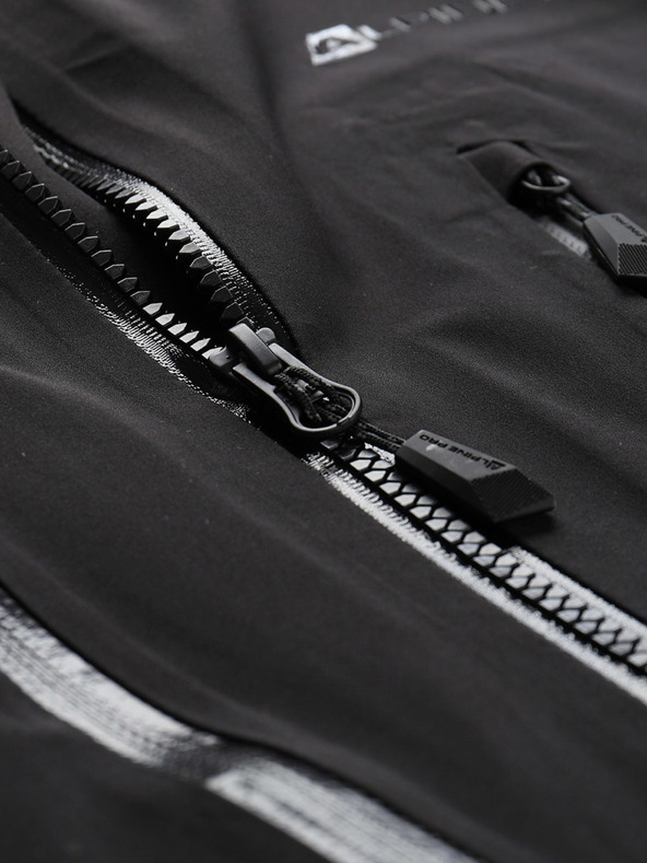 ALPINE PRO Pánska bunda s membránou ptx ALPINE PRO CORT čierna