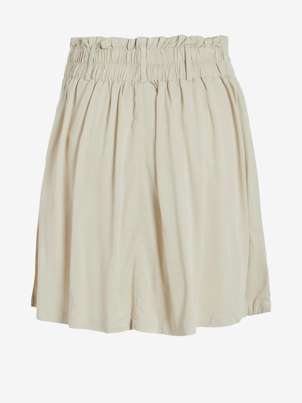 Vila Béžová krátka sukňa VILA Vero