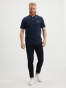 Jack & Jones Tmavomodrá pánska polokošeľa Jack & Jones Joshua