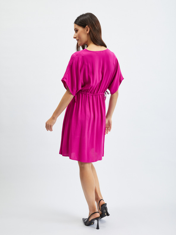 Orsay Tmavoružové dámske šaty ORSAY