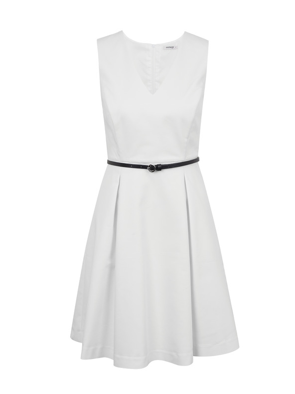 Orsay Biele dámske šaty ORSAY