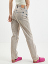 Pepe Jeans Modré a béžové dámske džínsy rovného strihu Pepe Jeans Celyn Rose