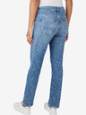 Pepe Jeans Modré dámske džínsy rovného strihu Pepe Jeans Mary