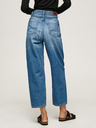 Pepe Jeans Pepe Jeans modré dámske džínsy so širokými nohavicami Addison