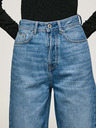 Pepe Jeans Pepe Jeans modré dámske džínsy so širokými nohavicami Addison