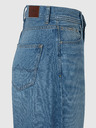 Pepe Jeans Pepe Jeans modré dámske džínsy so širokými nohavicami Addison