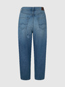 Pepe Jeans Pepe Jeans modré dámske džínsy so širokými nohavicami Addison