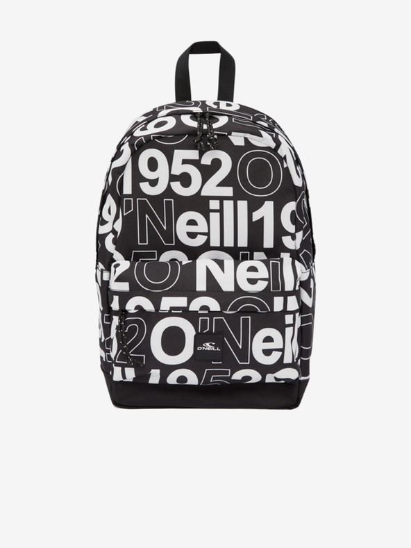 O'Neill Bielo-čierny unisex vzorovaný batoh O'Neill COASTLINE MINI BACKPACK