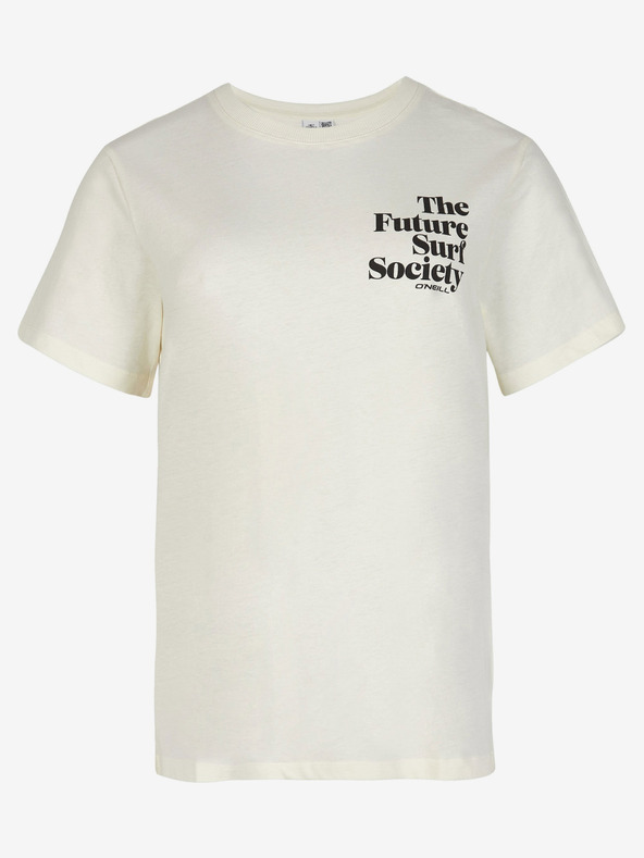 O'Neill Biele dámske tričko O'Neill FUTURE SURF REGULAR T-SHIRT