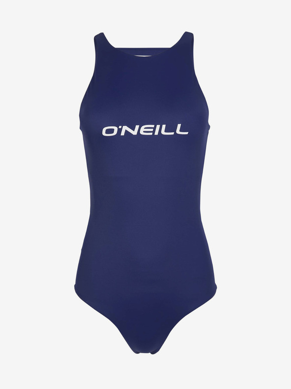O'Neill Tmavomodré dámske jednodielne plavky O'Neill LOGO SWIMSUIT