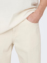 ONLY & SONS Krémové pánske džínsy rovného strihu ONLY & SONS Edge