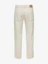 ONLY & SONS Krémové pánske džínsy rovného strihu ONLY & SONS Edge