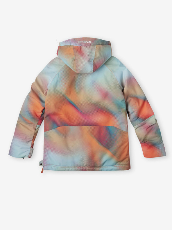 O'Neill O'Neill O' RIGINALS ANORAK modrá a oranžová dievčenská zimná bunda