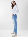 Salsa Jeans Modré dámske skinny fit džínsy s vyšívaným efektom Salsa Jeans