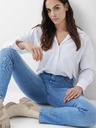 Salsa Jeans Modré dámske skinny fit džínsy s vyšívaným efektom Salsa Jeans
