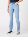 Wrangler Svetlomodré dámske džínsy slim fit strihu Wrangler