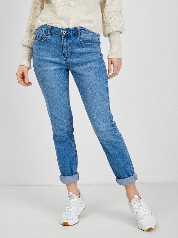 Orsay Modré dámske slim fit džínsy ORSAY