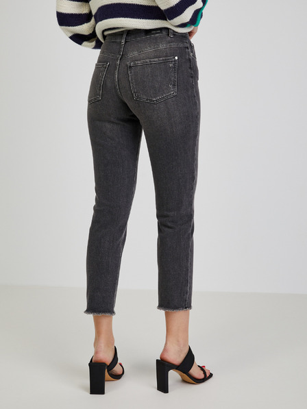 Orsay Tmavosivé dámske slim fit džínsy ORSAY