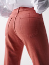Salsa Jeans Ružové dámske džínsy so skráteným strihom Salsa Jeans True