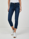 Orsay Tmavo modré skrátené slim fit džínsy ORSAY