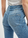 Orsay Modré dámske skrátené slim fit džínsy ORSAY