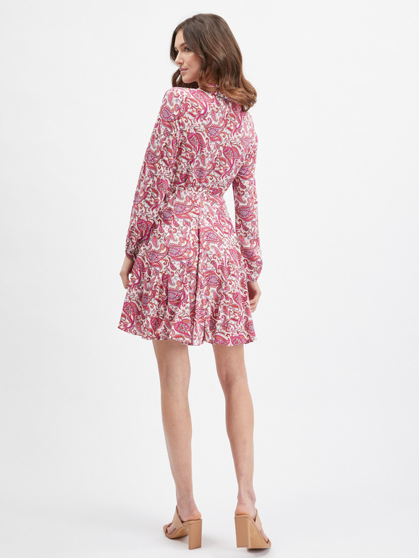 Orsay Ružové vzorované šaty ORSAY