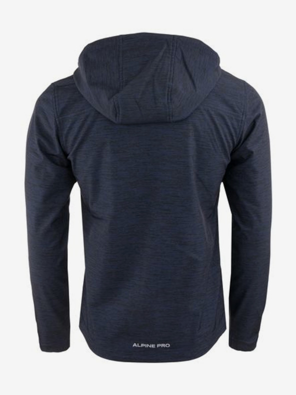 ALPINE PRO Tmavomodrá pánska softshellová športová bunda ALPINE PRO Hedeg