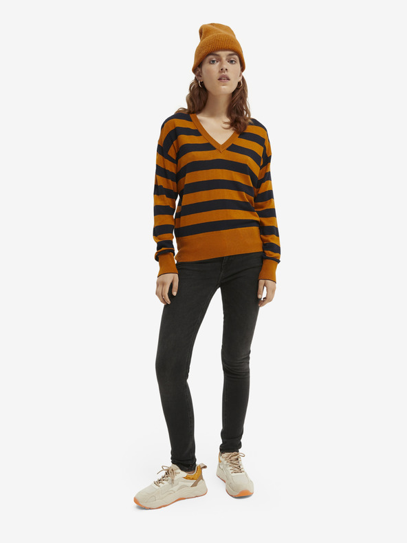 Scotch & Soda Čierne dámske slim fit džínsy Scotch & Soda