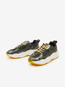 Scotch & Soda Tmavozelené dámske vzorované tenisky Scotch & Soda Celest Sneaker Green Multi
