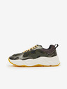 Scotch & Soda Tmavozelené dámske vzorované tenisky Scotch & Soda Celest Sneaker Green Multi