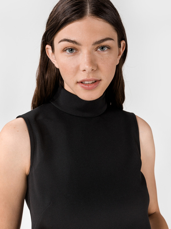 Versace Jeans Couture Čierne krátke šaty Versace Jeans Couture