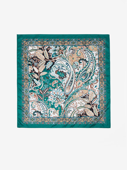 Orsay Petrolejový dámsky vzorovaný saténový šatka ORSAY