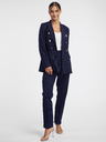 Orsay Tmavomodré dámske pruhované sako ORSAY