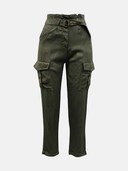 TALLY WEiJL Khaki nohavice s vreckami TALLY WEiJL