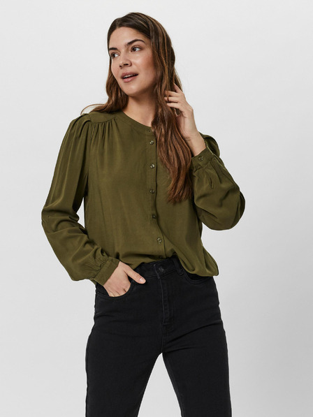 Vero Moda Khaki blúzka VERO MODA Nads