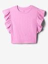 GAP Baby crop top s volánikmi GAP
