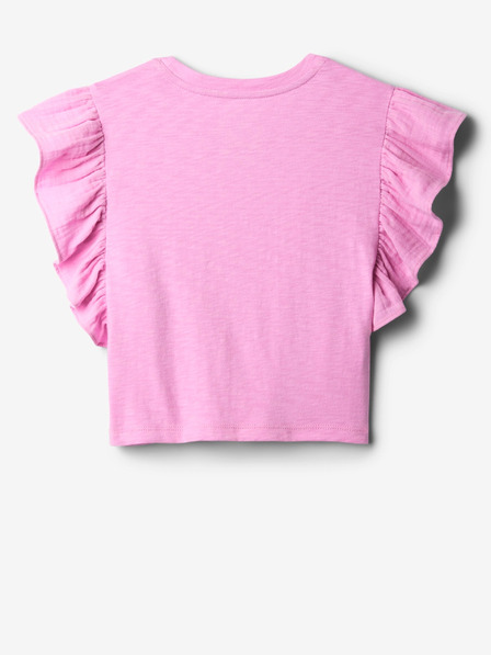 GAP Baby crop top s volánikmi GAP