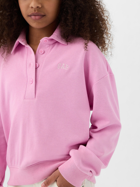 GAP Detská mikina s golierom GAP