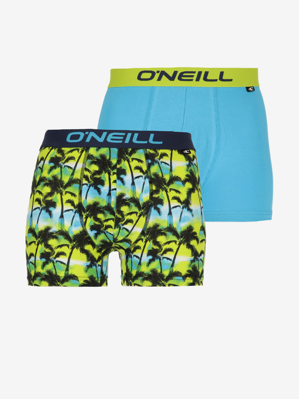 O'Neill O'Neill BOXER 2-PACK Pánske boxerky Tyrkysová
