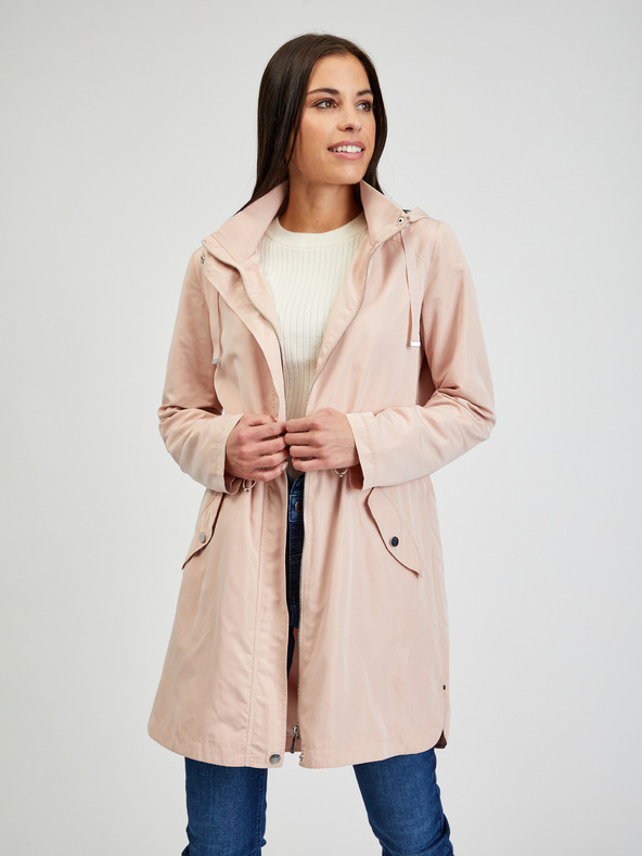 Orsay Svetlo růžová dámska parka ORSAY