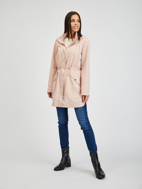 Orsay Svetlo růžová dámska parka ORSAY