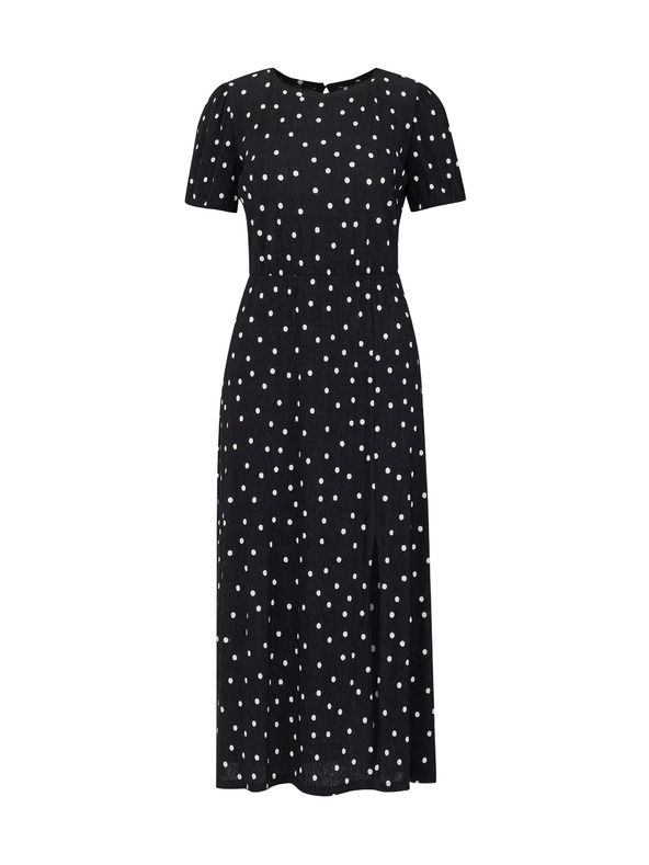 Orsay Čierne dámske vzorované šaty ORSAY