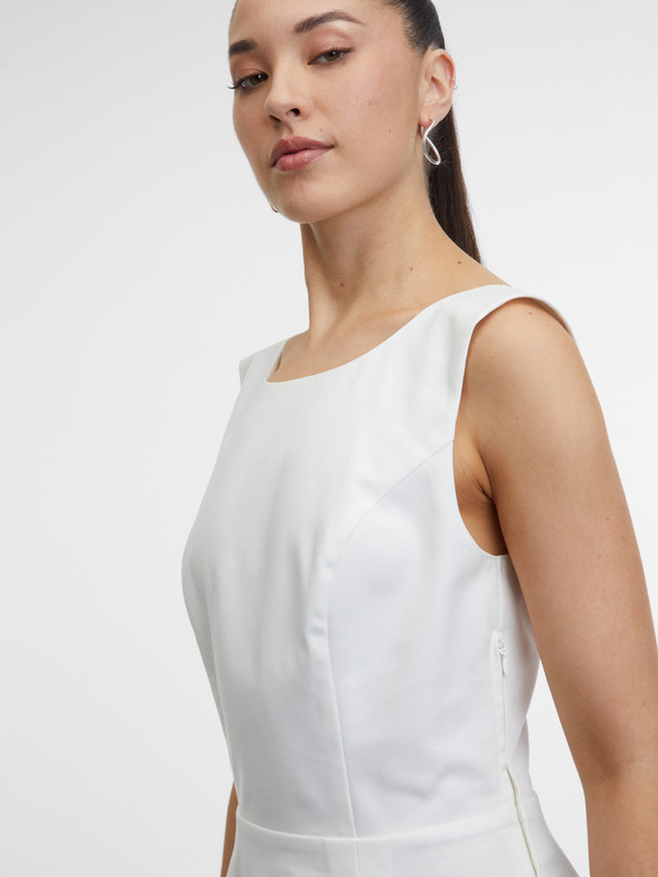 Orsay Biele dámske šaty ORSAY